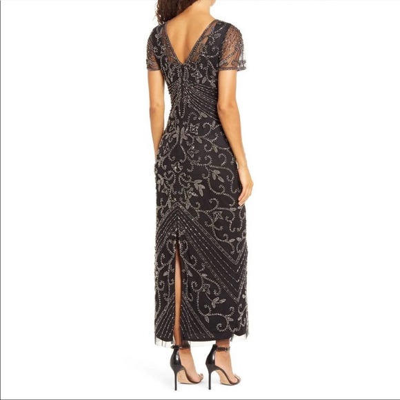 Pisarro Nights Black and Silver Embellished Dress **see note - Picture 2 of 15